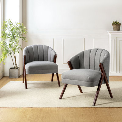 Wade Logan® Balgobin Upholstered Barrel Chair & Reviews | Wayfair